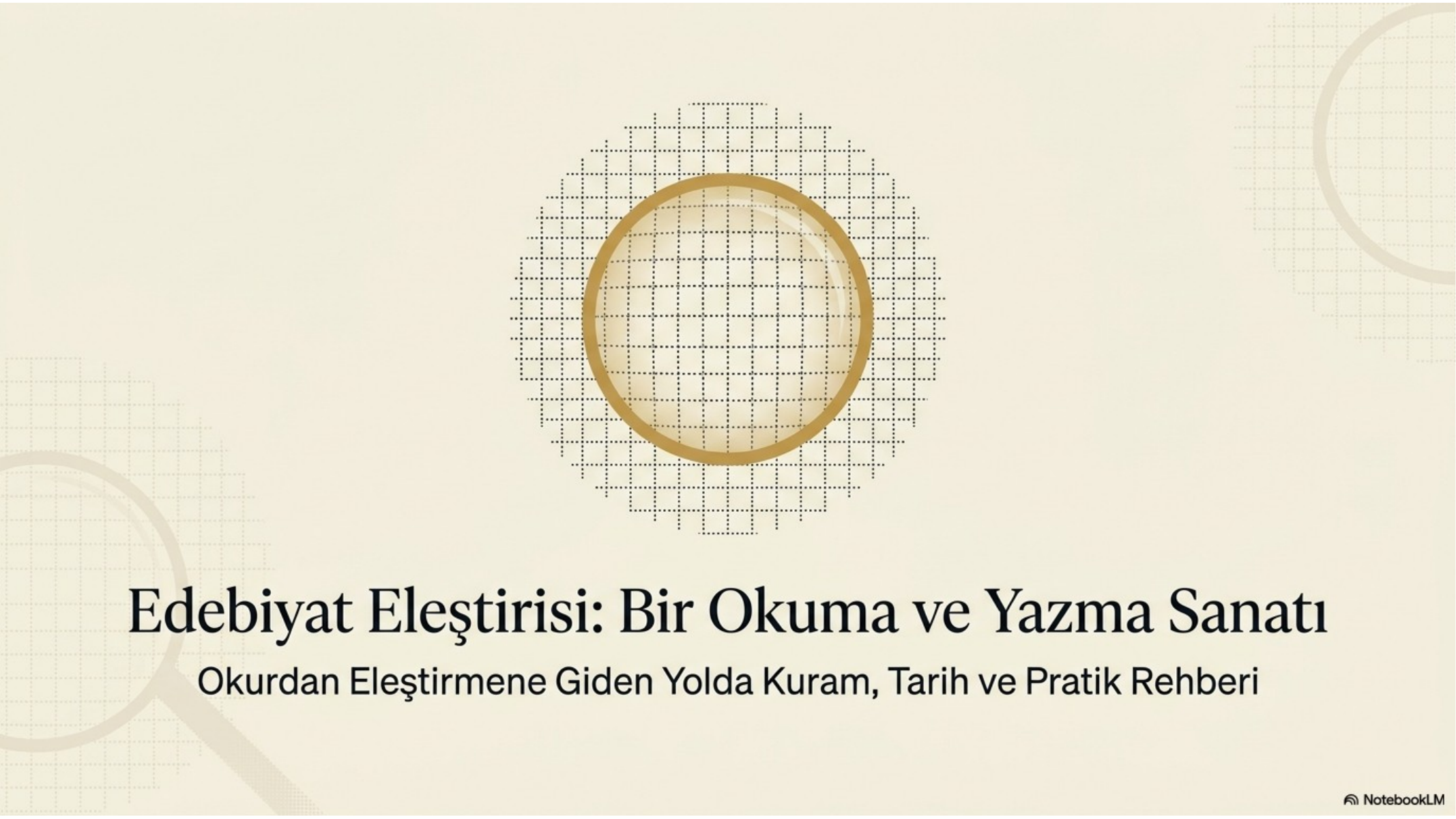 Eleştiri nedir elek ve mercek metaforu kapak görseli